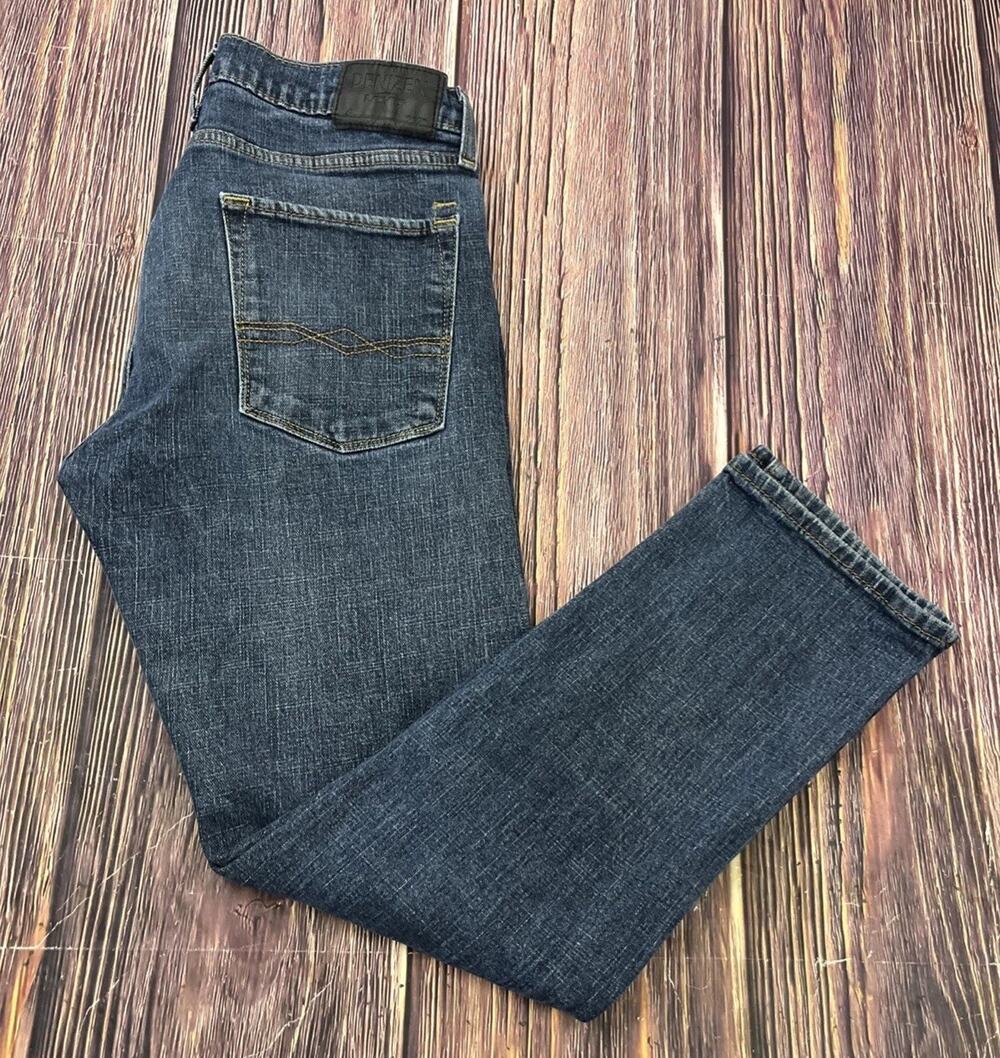 Levis Denizen 232 Slim Straight Jeans Dark Wash Mens Size 32x30 (Actual 32x29)